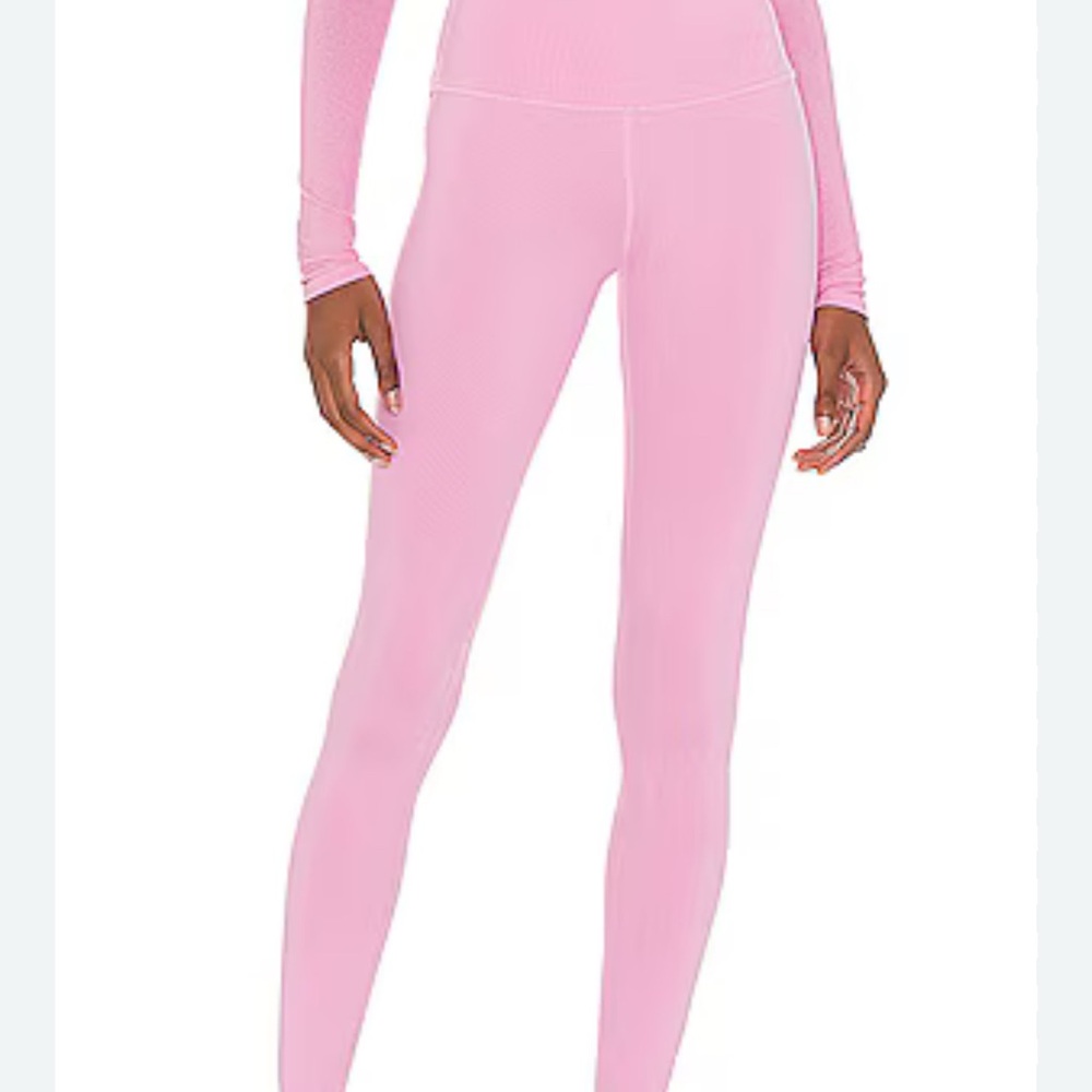 ALO Yoga Soft Pink High-Rise Leggings Size S | Studio-to-Street Activewear